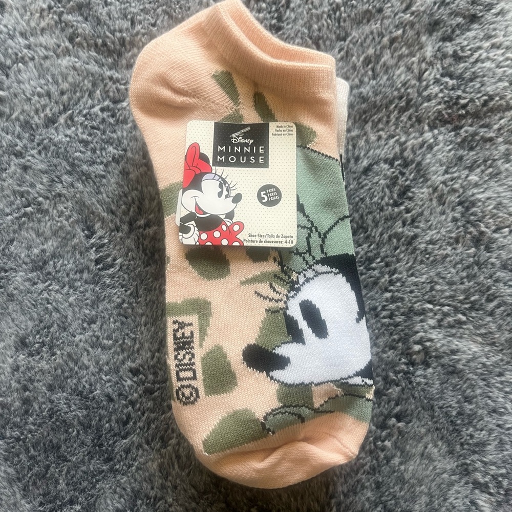 Disney socks for women size 9-11 6 pairs
